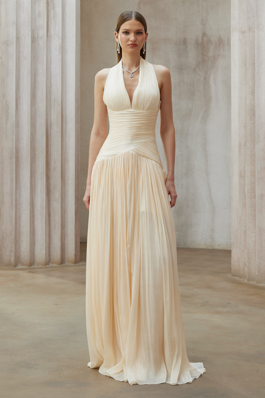 Seraphe Neutral Maxi Dress