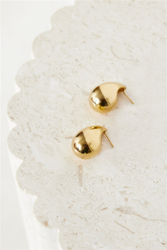 18k Gold Drop Earrings