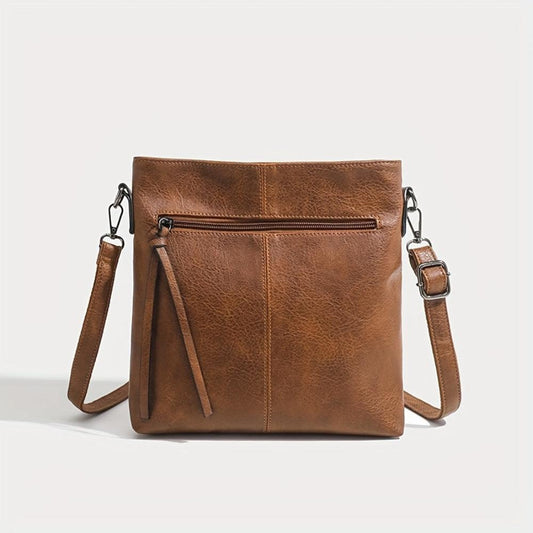 Lina | Vintage Shoulder Bag with Checkered Pattern