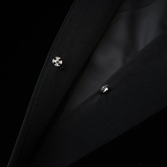 Mireille black panelled jacket